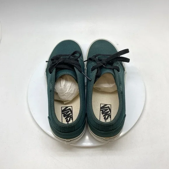 Vans Sneakers Mens 9 Womens 10.5 106 Vulcanized Green TB4R Skate Casual Shoes - Picture 5 of 10